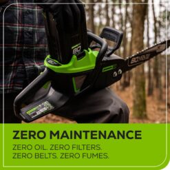 Greenworks Pro 80-volt max 18-in Battery 4 Ah Chainsaw Battery Included Charger Included