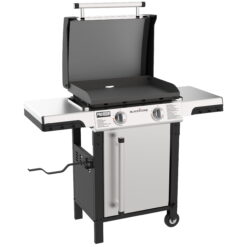 Blackstone ProSeries 2-Burner 22" Propane Omnivore Griddle with Dual Side Shelves