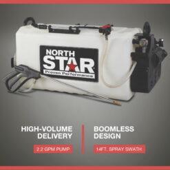 NorthStar ATV Boomless Broadcast and Spot Sprayer, 26-Gallon Capacity, 2.2 GPM, 12 Volts