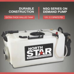 NorthStar ATV Boomless Broadcast and Spot Sprayer, 26-Gallon Capacity, 2.2 GPM, 12 Volts