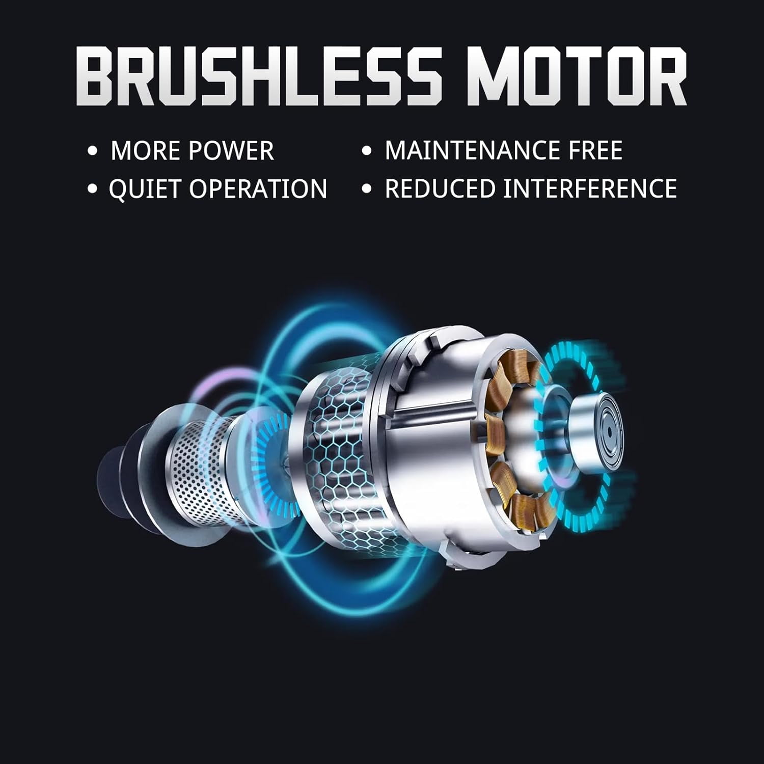 PowerSmart 3-in-1 21" 6A 80V Cordless Lawn Mower, Brushless Motor, 6 Position Height Adjustment