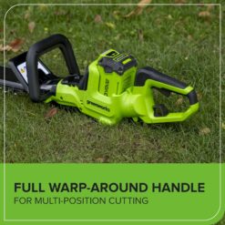 Greenworks 40V 26in Brushless Hedge Trimmer, (1) 2.0Ah Battery & 2A Port Charger