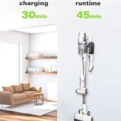 Greenworks 24V Deluxe Brushless (500W) Cordless Stick Vacuum (White)