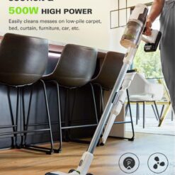 Greenworks 24V Deluxe Brushless (500W) Cordless Stick Vacuum (White)
