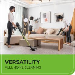Greenworks 24V Cordless Battery Green Stick Vacuum w/ 4.0Ah USB-C Battery & Charger