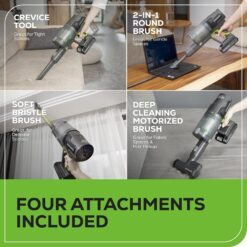 Greenworks 24V Cordless Battery Green Stick Vacuum w/ 4.0Ah USB-C Battery & Charger