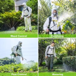 Greenworks 80V 4 Gallon Battery Powered Backpack Sprayer with 5 Tips, 70PSI Pressure-Weed Killer, Tool Only