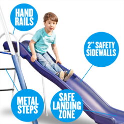 XDP Recreation All Star Playground Metal Swing Set for up to 7 Children