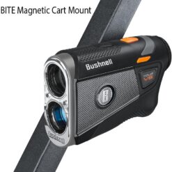 Bushnell Golf Tour V6 Laser Rangefinder Patriot Pack – Visual JOLT, Magnetic Mount, 1300-Yard Range, 6x Magnification