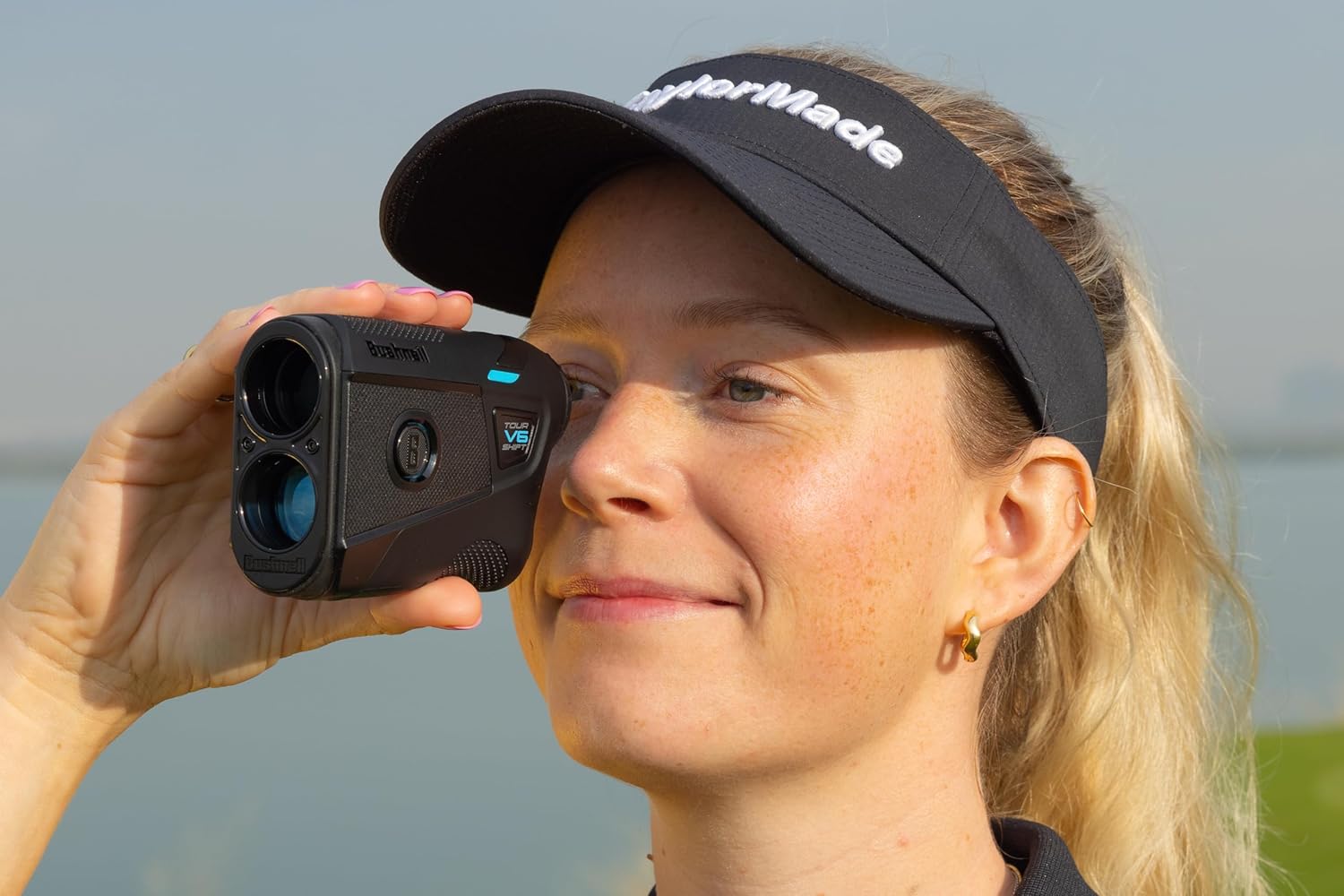 Bushnell Golf Tour V6 Shift Rangefinder – Slope with Visual JOLT, Magnetic Cart Mount, IPX6 Weatherproof, 1300 Yard Range, Tournament Legal