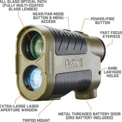 Bushnell Broadhead Hunting Laser Rangefinder 6x24mm Archery Range Finder