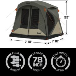 Bushnell Tent | Instant Pop Up 4 Person Hub Style Tents | Best Pop Up Tent