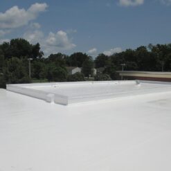 Marlin Coatings Silicone Roof Sealant - Self Leveling - Complete Waterproofing - Easy One Coat Application (5 Gallon, Gray)
