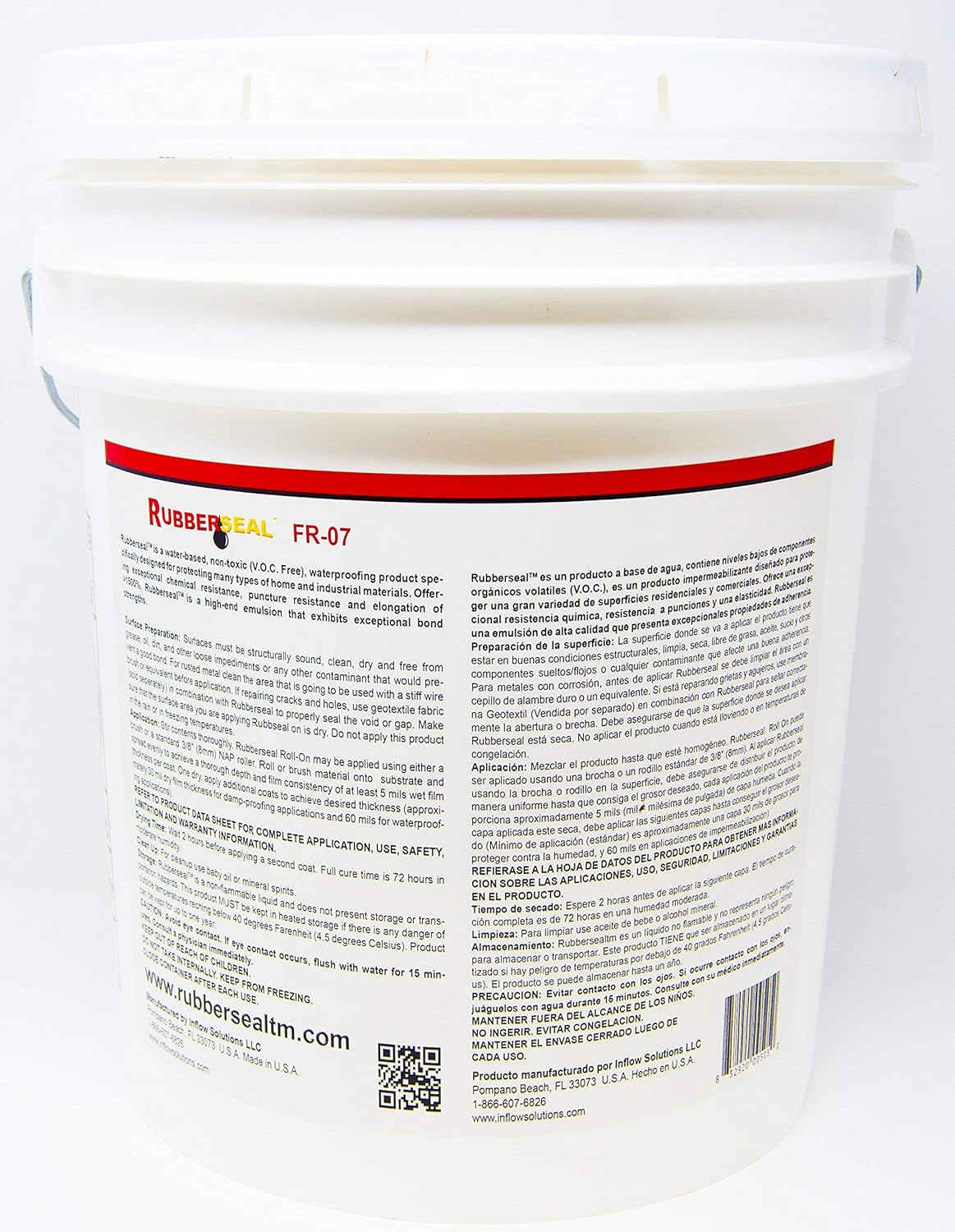 Liquid Rubber Waterproofing and Protective Coating - Roll On (5 Gallons)