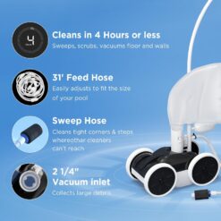 MAKHOON Upgrade Pool Pressure Side Sweeper: Professional Solution