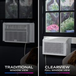 GE ClearView Small Room Window Air Conditioner , Remote Included ( 115-Volt , 6100-BTU )