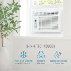 Keystone Large Room Window Air Conditioner , Remote Included ( 115-Volt , 14000-BTU )