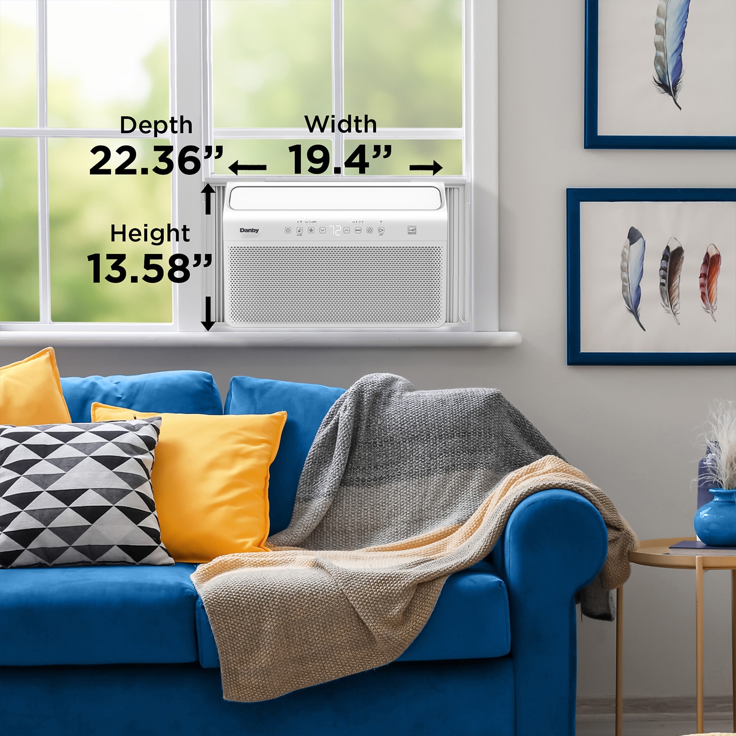 Danby Medium Room Window Air Conditioner , Remote Included ( 115-Volt , 8000-BTU ) ENERGY STAR Certified
