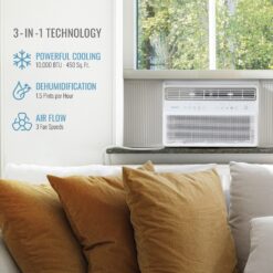 Keystone Inverter Medium Room Window Air Conditioner , Remote Included ( 115-Volt , 10000-BTU )