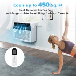 COWSAR Medium Room Window Air Conditioner , Remote Included ( 115-Volt , 10000-BTU )