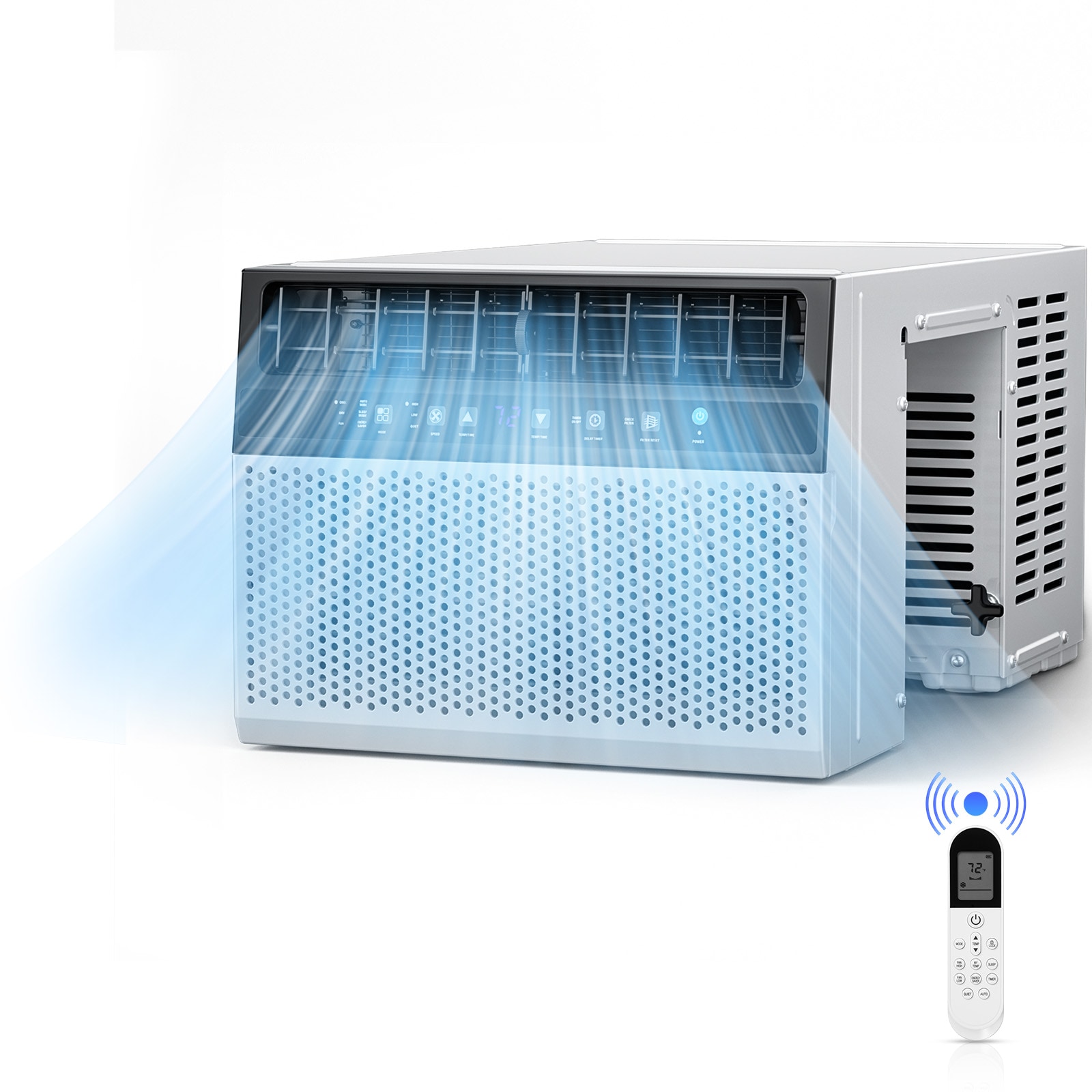 COWSAR Medium Room Window Air Conditioner , Remote Included ( 115-Volt , 10000-BTU )