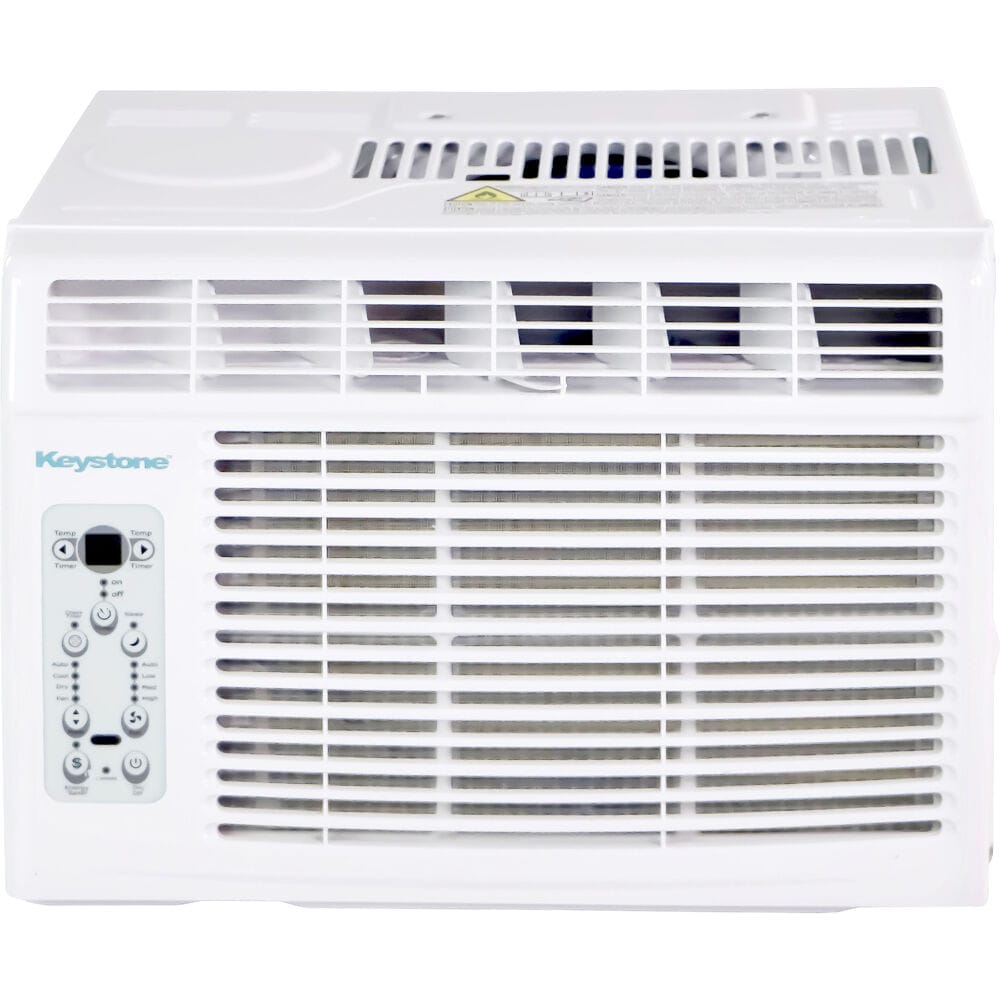Keystone Medium Room Window Air Conditioner with Heater, Remote Included ( 115-Volt , 8000-BTU )