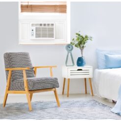 Keystone Medium Room Window Air Conditioner with Heater, Remote Included ( 115-Volt , 8000-BTU )