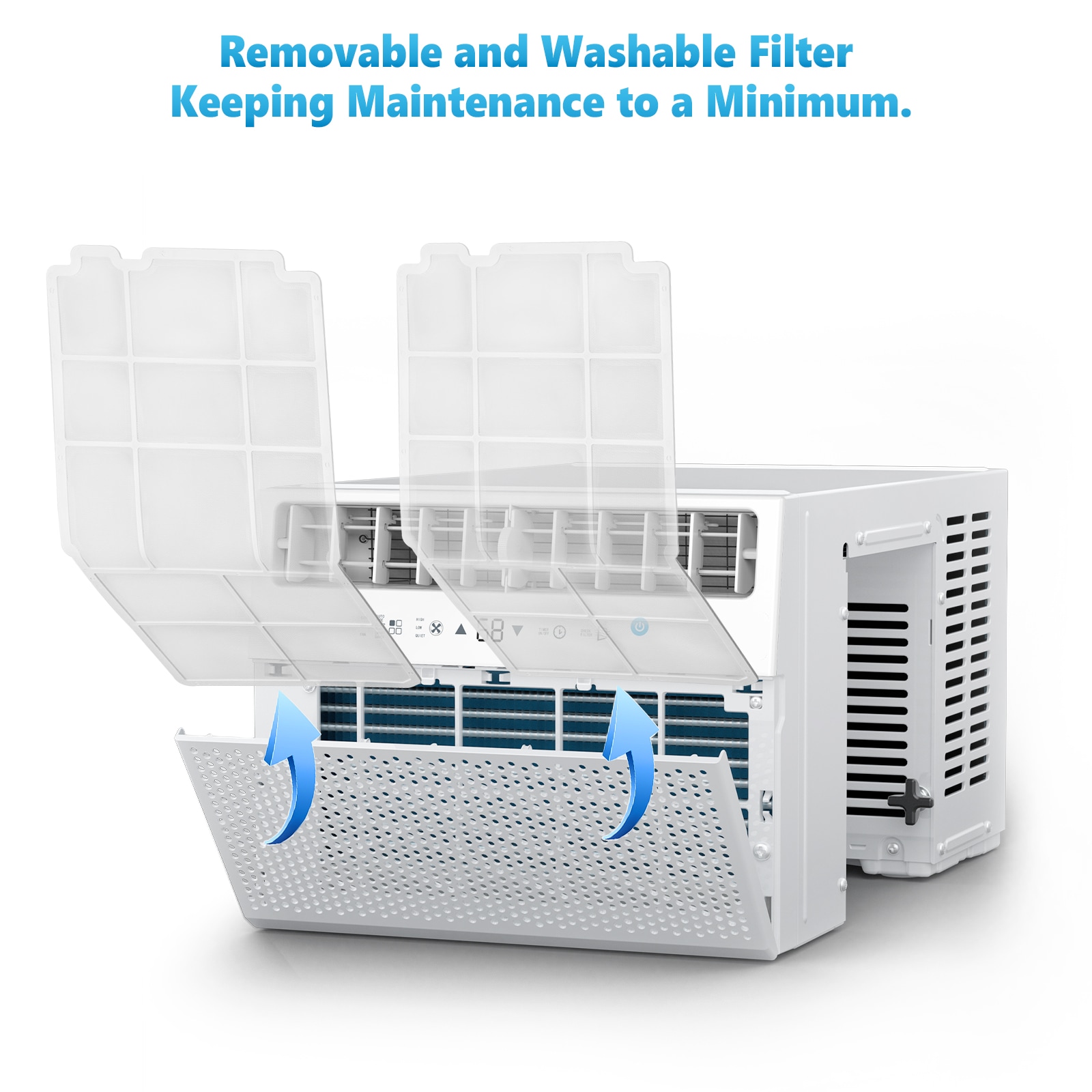 COWSAR Medium Room Window Air Conditioner , Remote Included ( 115-Volt , 12000-BTU )