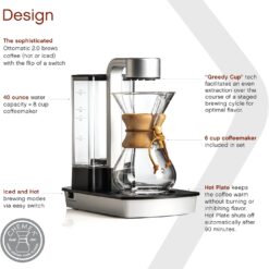 Chemex Ottomatic Coffeemaker Set - 40 oz. Capacity - Includes 6 Cup Coffeemaker