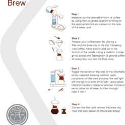 Chemex Ottomatic Coffeemaker Set - 40 oz. Capacity - Includes 6 Cup Coffeemaker