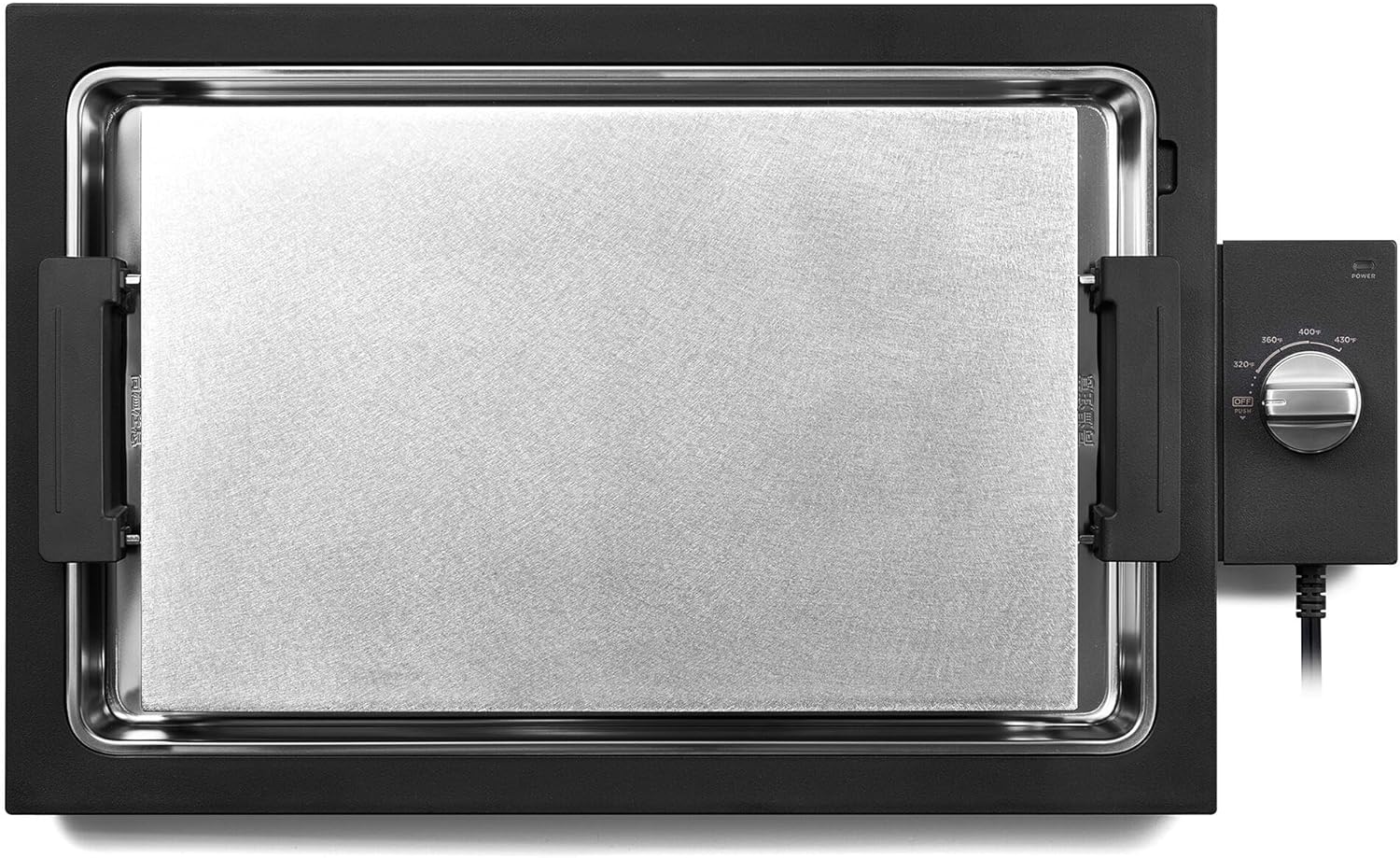 BALMUDA The Teppanyaki | 6.6mm Cladding Plate Hot Plate with Precise Temperature Control (320°F–430°F)