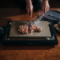 BALMUDA The Teppanyaki | 6.6mm Cladding Plate Hot Plate with Precise Temperature Control (320°F–430°F)