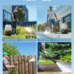 Fanttik NB8 Ultra Cordless Pressure Washer w/4.0 Gal Tank, Max 725PSI Electric Power Washer