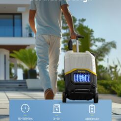 Fanttik NB8 Ultra Cordless Pressure Washer w/4.0 Gal Tank, Max 725PSI Electric Power Washer