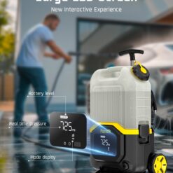 Fanttik NB8 Ultra Cordless Pressure Washer w/4.0 Gal Tank, Max 725PSI Electric Power Washer