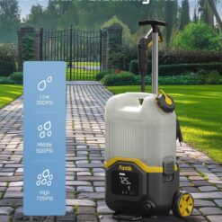 Fanttik NB8 Ultra Cordless Pressure Washer w/4.0 Gal Tank, Max 725PSI Electric Power Washer
