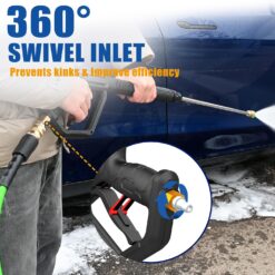 TOOLCY 3400 PSI Gas Pressure Washer, 2.8 GPM Gas Powered Power Washer