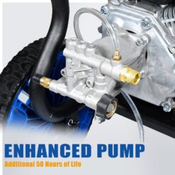 TOOLCY 3400 PSI Gas Pressure Washer, 2.8 GPM Gas Powered Power Washer