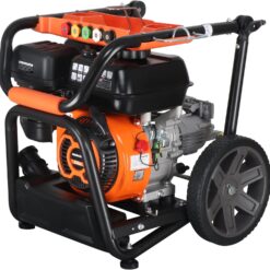 Genkins GPW3200 Gas Powered Foldable Pressure Washer 3200 PSI and 2.5 GPM, Soap Tank and Five Nozzle Set