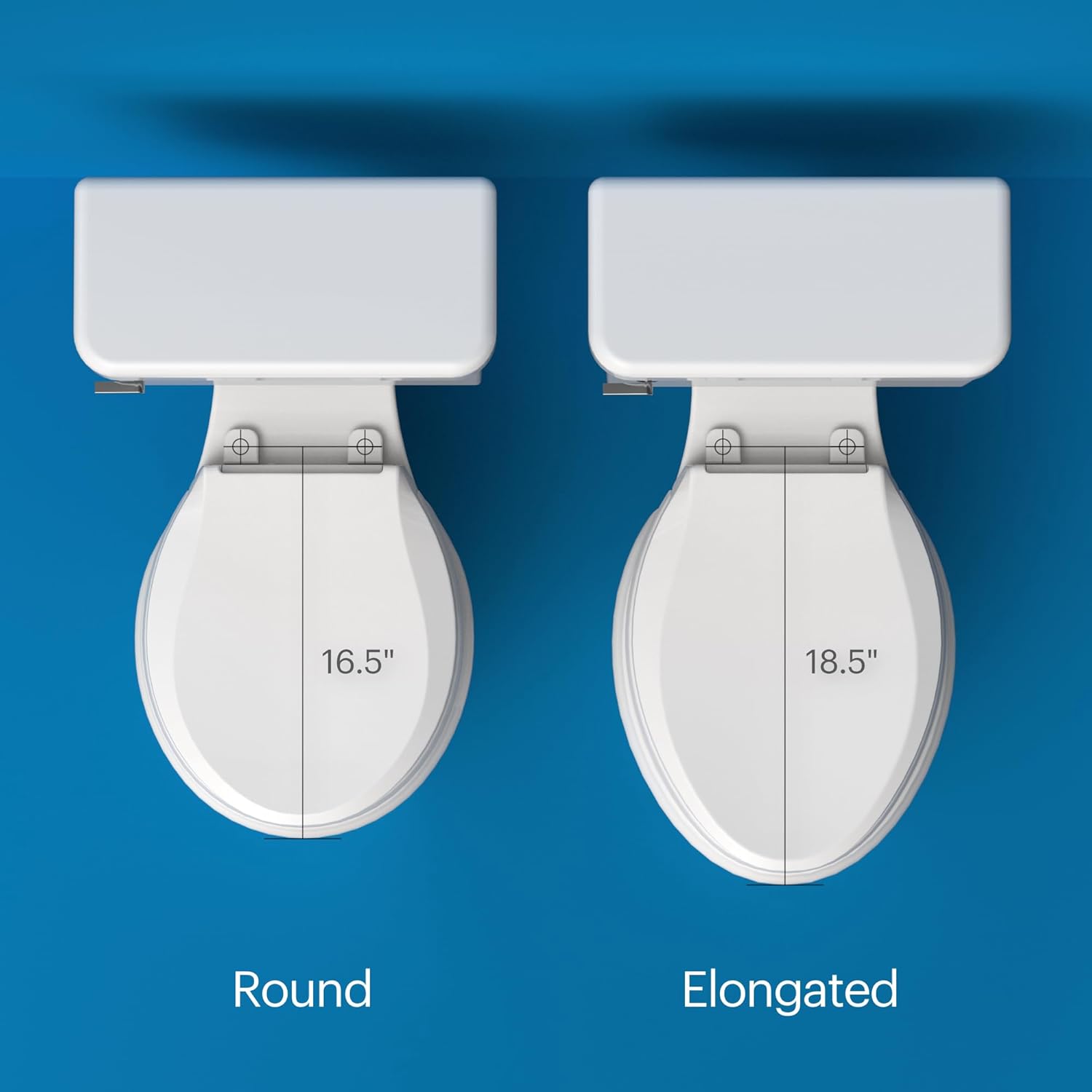 Brondell LE99 Bidet Toilet Seat, Fits Round Toilets, Electric Bidet with Remote, Warm Air Dryer, Strong Wash Mode, Stainless-Steel Nozzle, Round