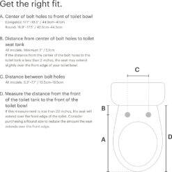 Brondell LS1800-EW Swash Electric Bidet Toilet Seat, Elongated