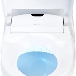 Brondell Bidet Toilet Seat S1400, Smart Toilet Seat, Dual Stainless-Steel, Self-Cleaning Nozzle, Elongated
