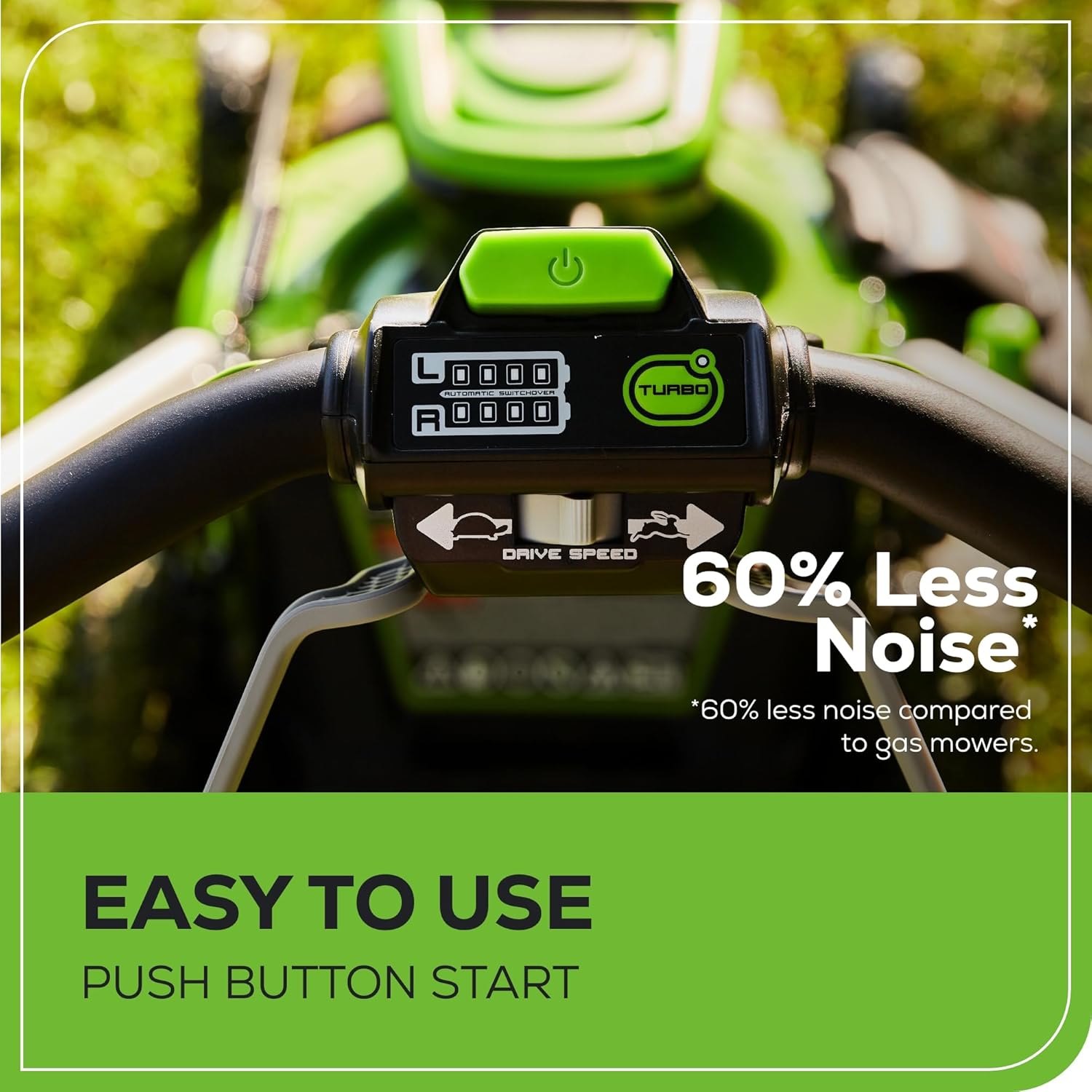 Greenworks 60V 21" Self-Propelled Cordless Lawn Mower, Brushless Motor, LED Lights, Includes 2X 4.0Ah Batteries & Rapid Dual-Port Charger(75+ Tool Compatibility, 45Min Runtime)