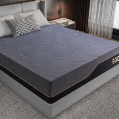 MLILY Ego Black 14 inch Queen Memory Foam Mattress, Gel Mattress in a Box, Medium