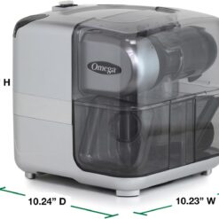 Omega Juicer Cold Press 365 Slow Masticating Vegetable and Fruit Juice Extractor and Nutrition System, Silver