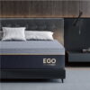 MLILY Ego Black 12 inch Hybrid Mattress, Queen Size Memory Foam Mattress, Pocket Spring