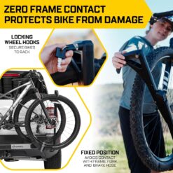 Saris Freedom 2-Bike Hitch Rack – Lightweight Aluminum Platform Carrier