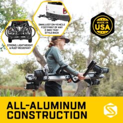 Saris Freedom 2-Bike Hitch Rack – Lightweight Aluminum Platform Carrier