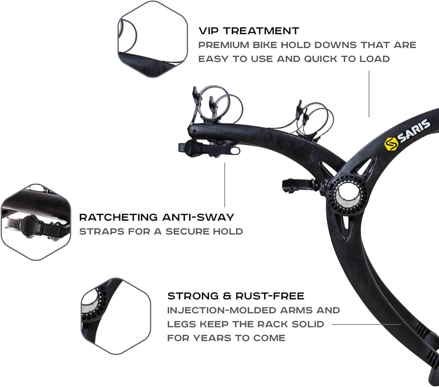 Saris Bones 805 2 Bike Trunk Mount Rack