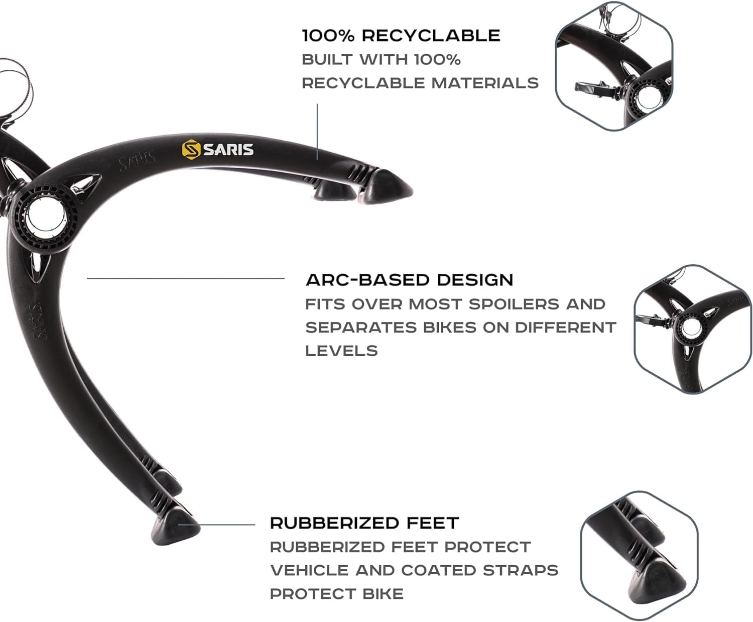Saris Bones 805 2 Bike Trunk Mount Rack